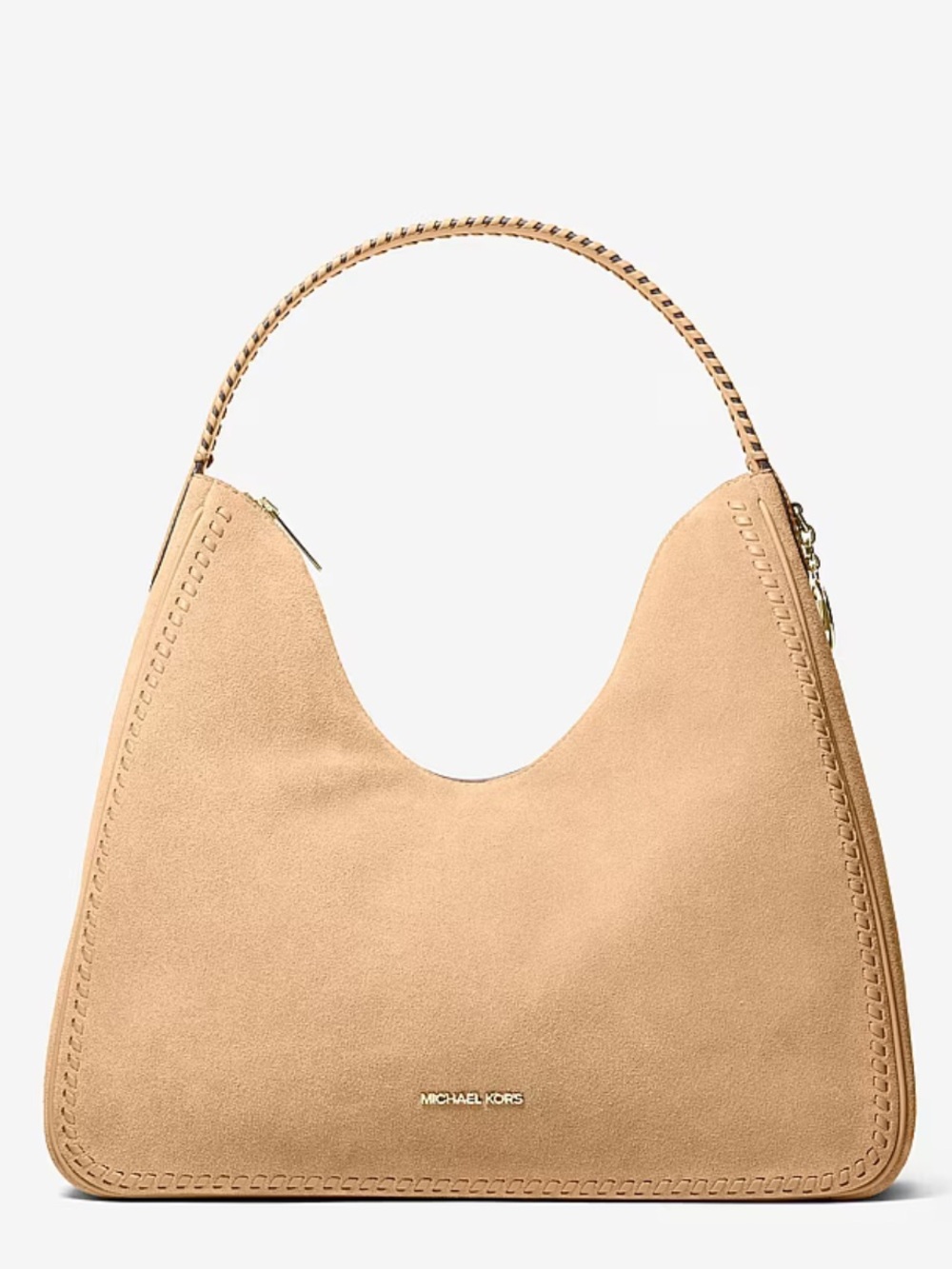 MICHAEL KORS Nayla Medium Suede Hobo Shoulder Bag camel
NWT - Picture 5 of 14